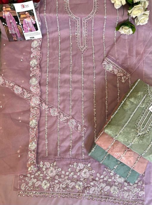 Bilqis B 135 I L Georgette Salwar Suit Catalog 4 Pcs 2 510x687 - Bilqis B 135 I-L Georgette Salwar Suit Catalog 4 Pcs