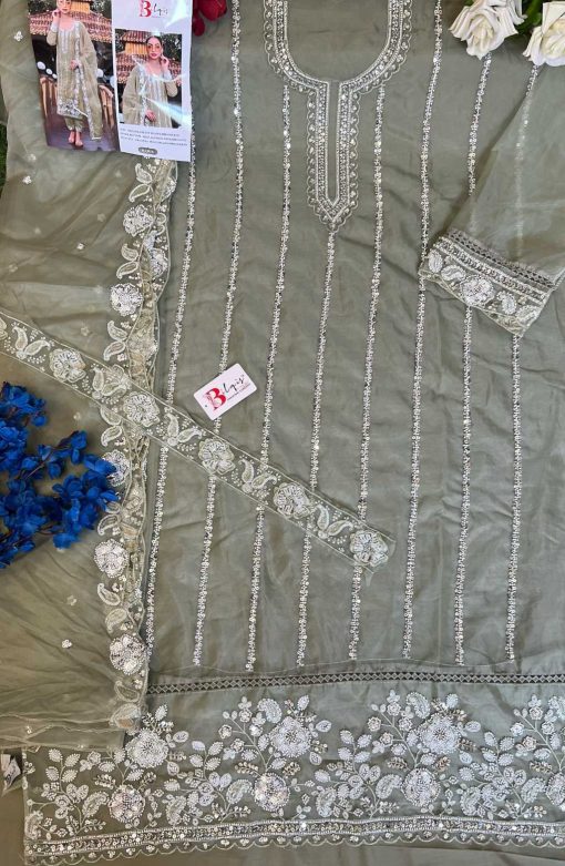 Bilqis B 135 I L Georgette Salwar Suit Catalog 4 Pcs 4 510x781 - Bilqis B 135 I-L Georgette Salwar Suit Catalog 4 Pcs