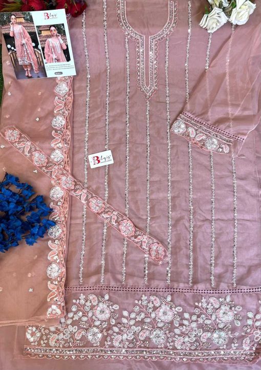 Bilqis B 135 I L Georgette Salwar Suit Catalog 4 Pcs 6 510x722 - Bilqis B 135 I-L Georgette Salwar Suit Catalog 4 Pcs