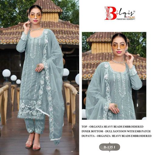 Bilqis B 135 I L Georgette Salwar Suit Catalog 4 Pcs 7 510x510 - Bilqis B 135 I-L Georgette Salwar Suit Catalog 4 Pcs