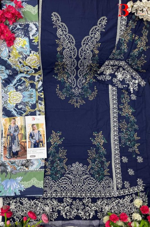 Bilqis B 174 A D Cotton Salwar Suit Catalog 4 Pcs 7 510x770 - Bilqis B 174 A-D Cotton Salwar Suit Catalog 4 Pcs