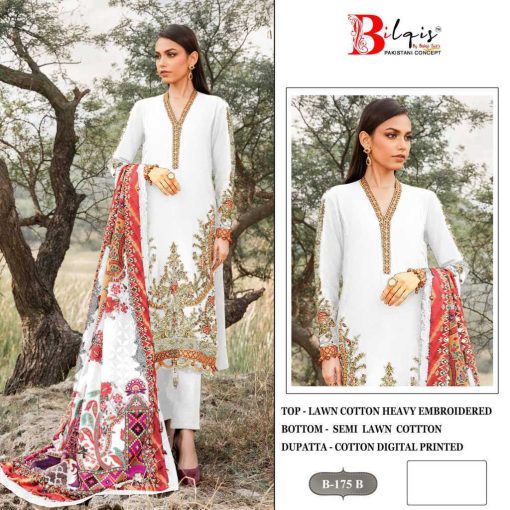 Bilqis B 175 A B Cotton Salwar Suit Catalog 2 Pcs 3 510x510 - Bilqis B 175 A-B Cotton Salwar Suit Catalog 2 Pcs