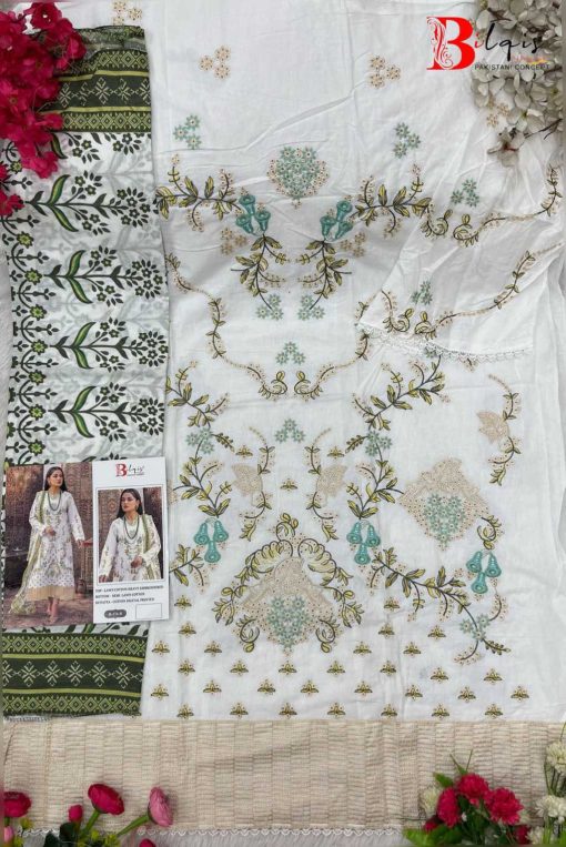 Bilqis B 176 A D Cotton Salwar Suit Catalog 4 Pcs 6 510x763 - Bilqis B 176 A-D Cotton Salwar Suit Catalog 4 Pcs