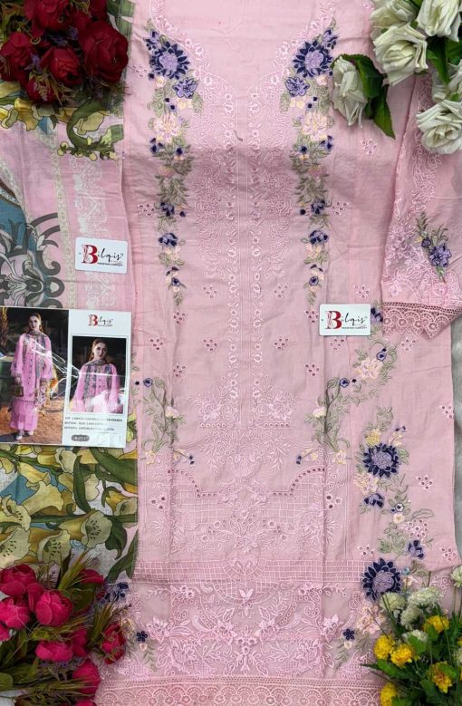 Bilqis B 177 A D Cotton Salwar Suit Catalog 4 Pcs 6 510x779 - Bilqis B 177 A-D Cotton Salwar Suit Catalog 4 Pcs