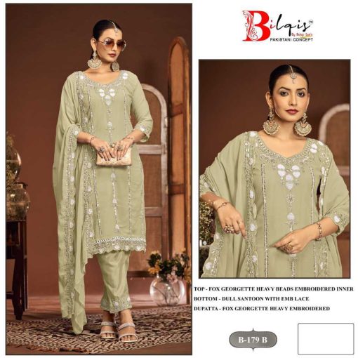 Bilqis B 179 A D Georgette Salwar Suit Catalog 4 Pcs 3 510x510 - Bilqis B 179 A-D Georgette Salwar Suit Catalog 4 Pcs