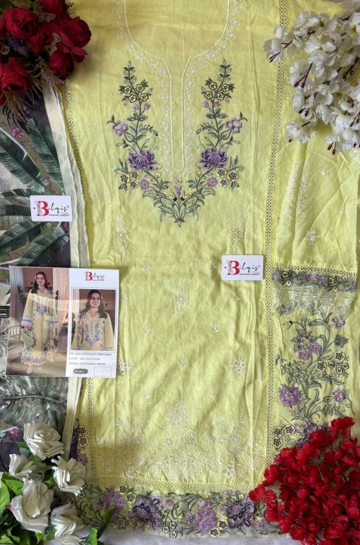 Bilqis B 183 A D Cotton Salwar Suit Catalog 4 Pcs 6 510x773 - Bilqis B 183 A-D Cotton Salwar Suit Catalog 4 Pcs