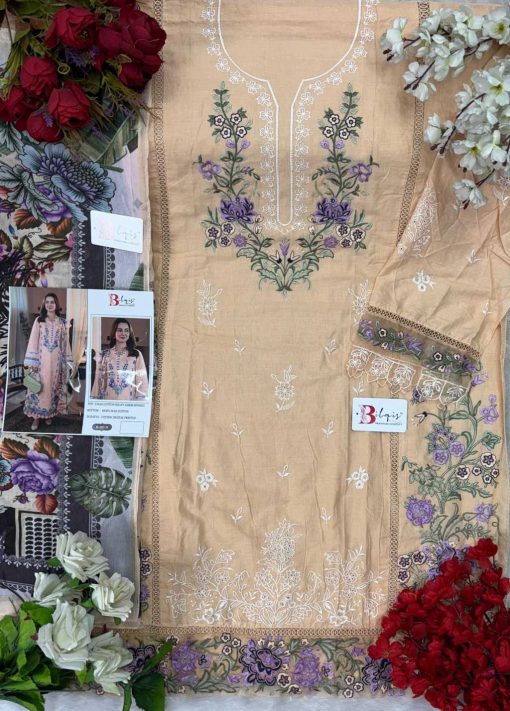 Bilqis B 183 A D Cotton Salwar Suit Catalog 4 Pcs 8 510x711 - Bilqis B 183 A-D Cotton Salwar Suit Catalog 4 Pcs