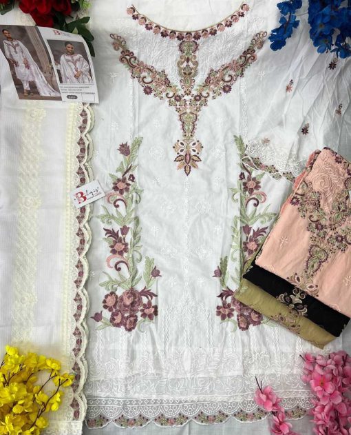 Bilqis B 184 A D Cotton Salwar Suit Catalog 4 Pcs 2 510x631 - Bilqis B 184 A-D Cotton Salwar Suit Catalog 4 Pcs