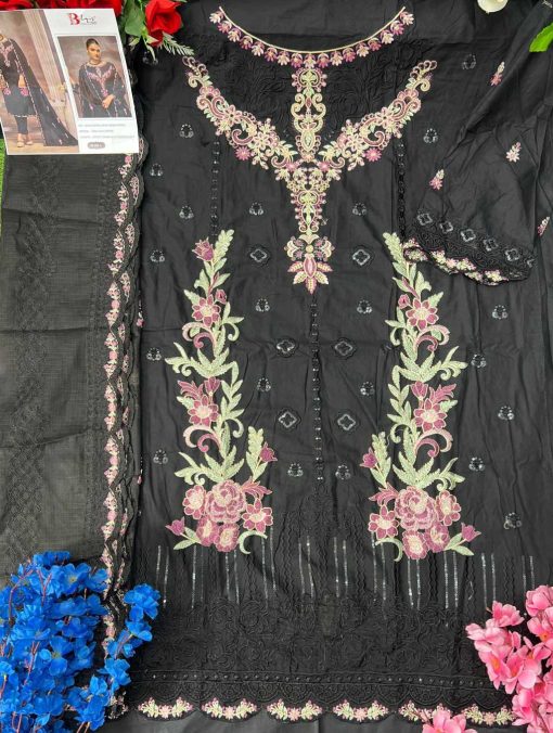 Bilqis B 184 A D Cotton Salwar Suit Catalog 4 Pcs 8 510x676 - Bilqis B 184 A-D Cotton Salwar Suit Catalog 4 Pcs