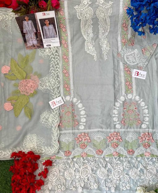 Bilqis B 188 A D Cotton Salwar Suit Catalog 4 Pcs 8 510x623 - Bilqis B 188 A-D Cotton Salwar Suit Catalog 4 Pcs