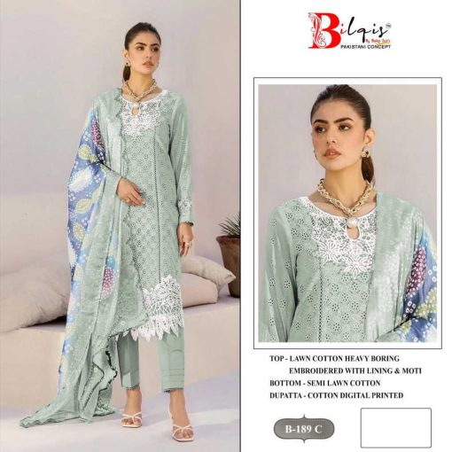 Bilqis B 189 A D Cotton Salwar Suit Catalog 4 Pcs 1 510x510 - Bilqis B 189 A-D Cotton Salwar Suit Catalog 4 Pcs