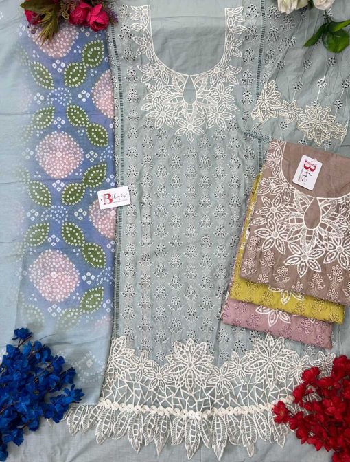 Bilqis B 189 A D Cotton Salwar Suit Catalog 4 Pcs 2 510x672 - Bilqis B 189 A-D Cotton Salwar Suit Catalog 4 Pcs