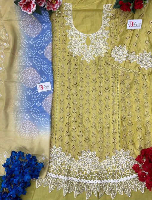 Bilqis B 189 A D Cotton Salwar Suit Catalog 4 Pcs 6 510x672 - Bilqis B 189 A-D Cotton Salwar Suit Catalog 4 Pcs