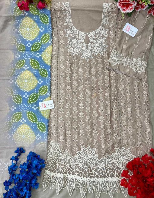 Bilqis B 189 A D Cotton Salwar Suit Catalog 4 Pcs 8 510x656 - Bilqis B 189 A-D Cotton Salwar Suit Catalog 4 Pcs