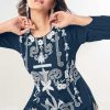 Blue Hills Rabbit Rayon Kurti Catalog 6 Pcs
