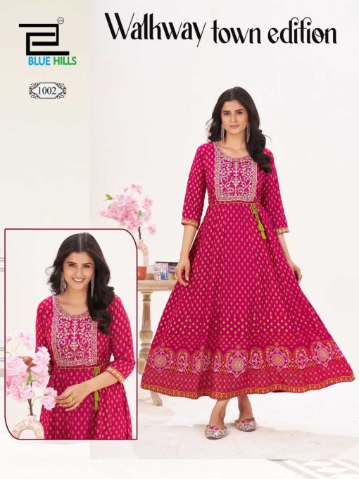 Blue Hills Walkway Town Edition Rayon Kurti Catalog 5 Pcs 2 510x680 - Blue Hills Walkway Town Edition Rayon Kurti Catalog 5 Pcs