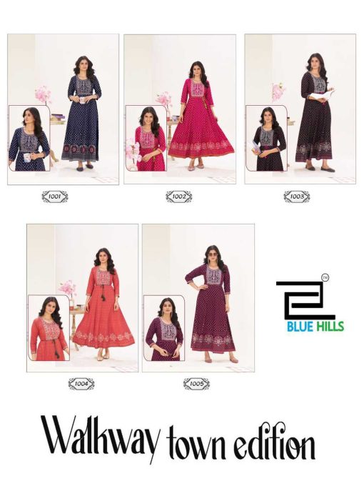Blue Hills Walkway Town Edition Rayon Kurti Catalog 5 Pcs 7 510x680 - Blue Hills Walkway Town Edition Rayon Kurti Catalog 5 Pcs