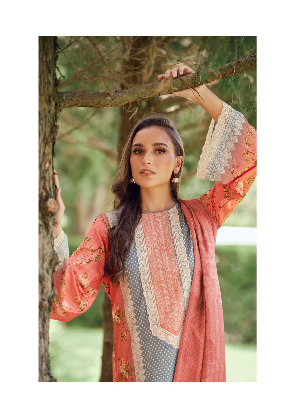 Cross Stitch by The Heritage Shop Cotton Salwar Suit Catalog 6 Pcs (11) Cross Stitch by The Heritage Shop Cotton Salwar Suit Catalog 6 Pcs - Image 12