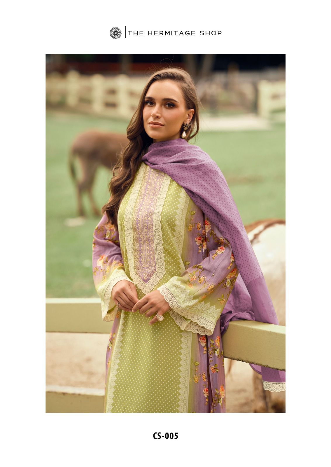 Cross Stitch by The Heritage Shop Cotton Salwar Suit Catalog 6 Pcs (13) Cross Stitch by The Heritage Shop Cotton Salwar Suit Catalog 6 Pcs - Image 14