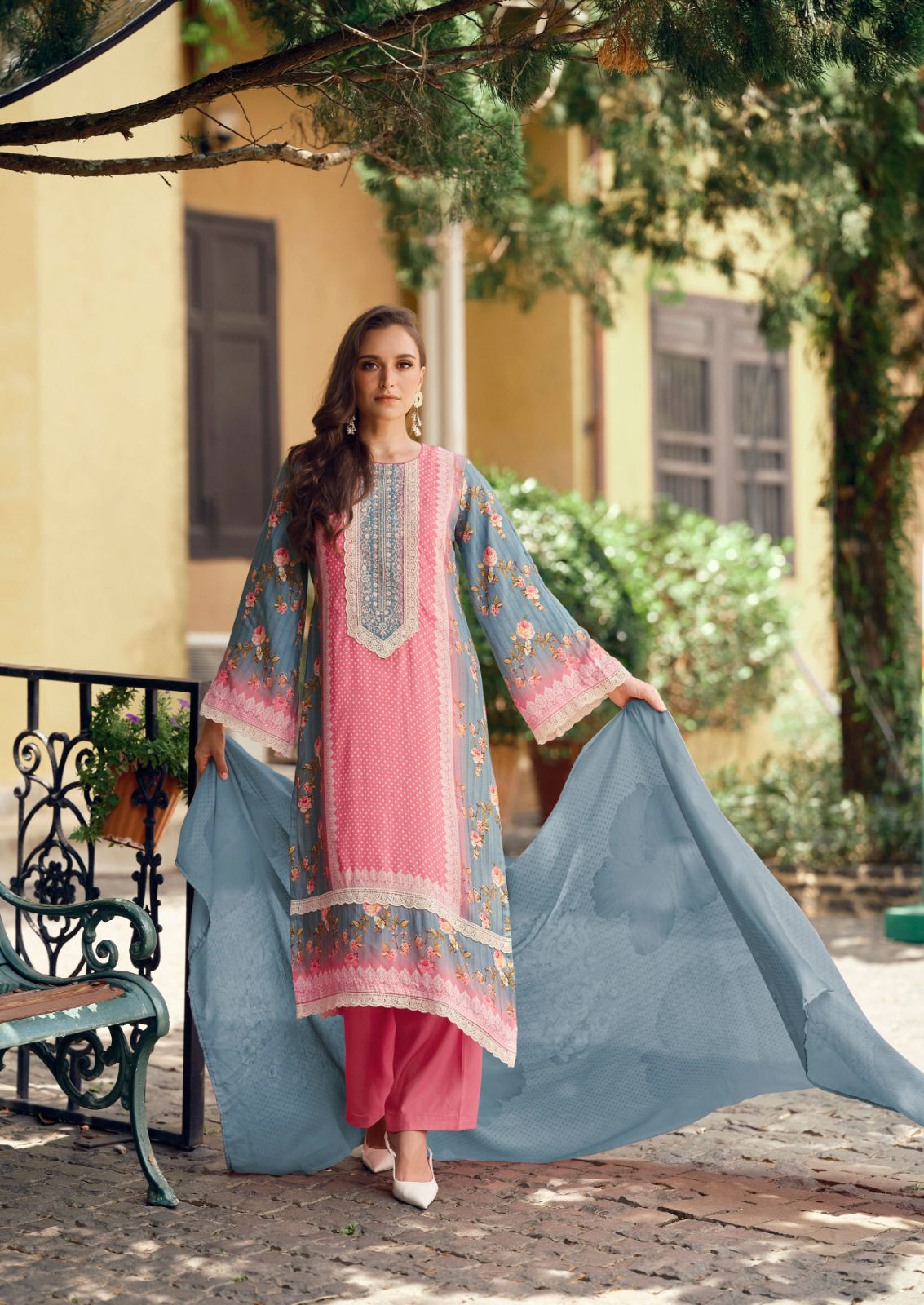 Cross Stitch by The Heritage Shop Cotton Salwar Suit Catalog 6 Pcs (7) Cross Stitch by The Heritage Shop Cotton Salwar Suit Catalog 6 Pcs - Image 8