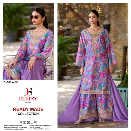 Deepsy DN 909 A D Readymade Chinon Salwar Suit Catalog 4 Pcs 1 510x510 - Deepsy DN 909 A-D Readymade Chinon Salwar Suit Catalog 4 Pcs