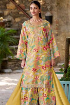 Deepsy DN 909 A-D Readymade Chinon Salwar Suit Catalog 4 Pcs