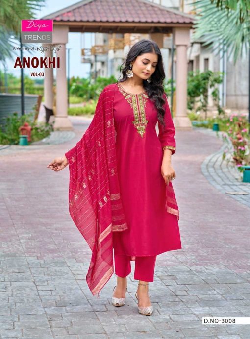 Diya Trends Anokhi Vol 3 by Kajal Style Kurti with Dupatta Bottom Jacquard Catalog 8 Pcs 8 510x692 - Diya Trends Anokhi Vol 3 by Kajal Style Kurti with Dupatta Bottom Jacquard Catalog 8 Pcs