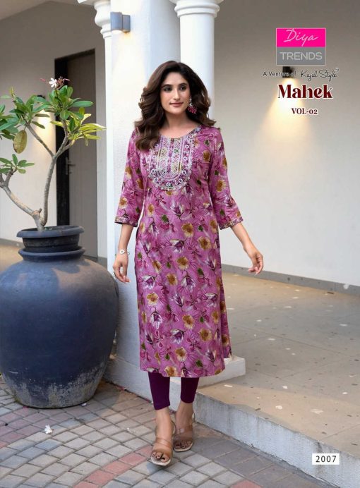 Diya Trends Mahek Vol 2 Rayon Kurti Catalog 8 Pcs 9 510x692 - Diya Trends Mahek Vol 2 Rayon Kurti Catalog 8 Pcs