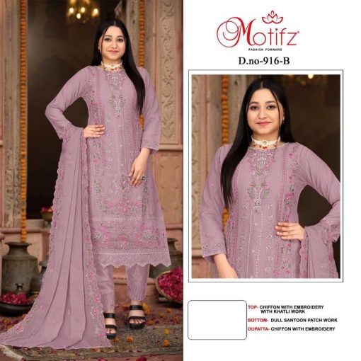 Motifz DN 916 A D Organza Salwar Suit Catalog 4 Pcs 2 510x510 - Motifz DN 916 A-D Organza Salwar Suit Catalog 4 Pcs
