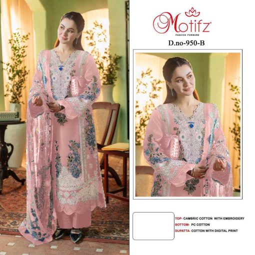 Motifz DN 950 A D Cotton Salwar Suit Catalog 4 Pcs 2 510x510 - Motifz DN 950 A-D Cotton Salwar Suit Catalog 4 Pcs