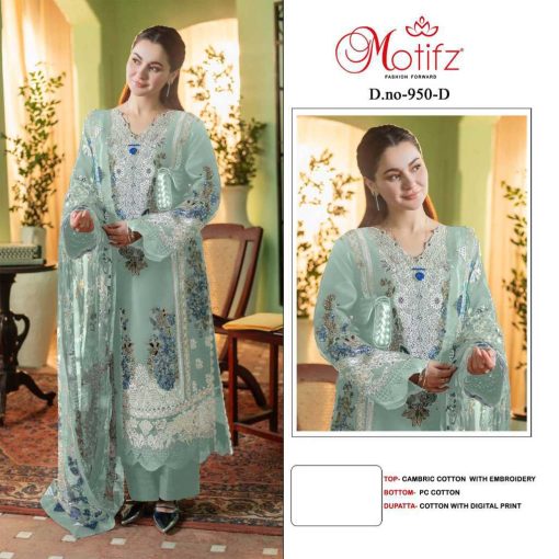 Motifz DN 950 A D Cotton Salwar Suit Catalog 4 Pcs 4 510x510 - Motifz DN 950 A-D Cotton Salwar Suit Catalog 4 Pcs