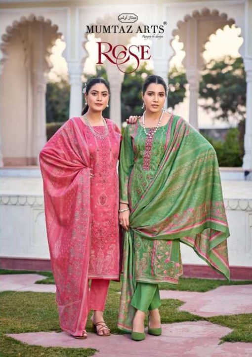 Mumtaz Arts Rose Satin Salwar Suit Catalog 6 Pcs 1 510x723 - Mumtaz Arts Rose Satin Salwar Suit Catalog 6 Pcs