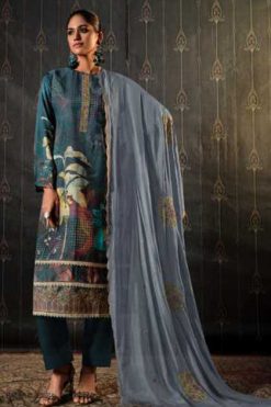 Mumtaz Arts Sitaray Muslin Salwar Suit Catalog 4 Pcs
