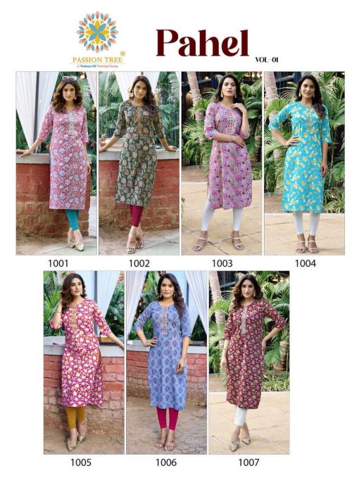Passion Tree Pahel Vol 1 Cotton Kurti Catalog 7 Pcs 11 510x692 - Passion Tree Pahel Vol 1 Cotton Kurti Catalog 7 Pcs