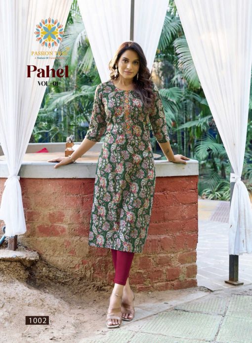 Passion Tree Pahel Vol 1 Cotton Kurti Catalog 7 Pcs 4 510x692 - Passion Tree Pahel Vol 1 Cotton Kurti Catalog 7 Pcs
