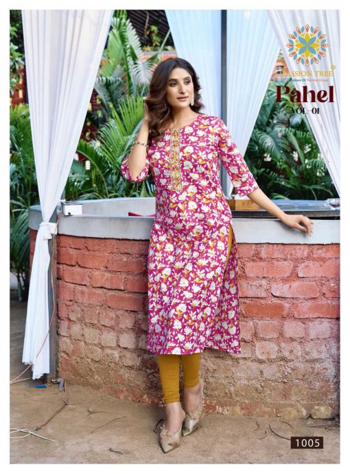 Passion Tree Pahel Vol 1 Cotton Kurti Catalog 7 Pcs 7 510x692 - Passion Tree Pahel Vol 1 Cotton Kurti Catalog 7 Pcs