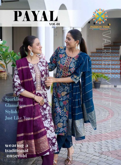 Passion Tree Payal Vol 1 Kurti with Dupatta Bottom Fancy Catalog 8 Pcs 1 510x692 - Passion Tree Payal Vol 1 Kurti with Dupatta Bottom Fancy Catalog 8 Pcs