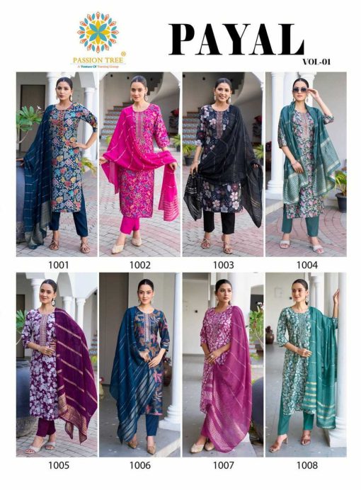 Passion Tree Payal Vol 1 Kurti with Dupatta Bottom Fancy Catalog 8 Pcs 11 510x692 - Passion Tree Payal Vol 1 Kurti with Dupatta Bottom Fancy Catalog 8 Pcs