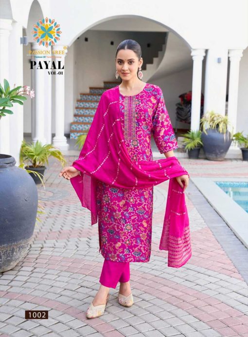 Passion Tree Payal Vol 1 Kurti with Dupatta Bottom Fancy Catalog 8 Pcs 4 510x692 - Passion Tree Payal Vol 1 Kurti with Dupatta Bottom Fancy Catalog 8 Pcs
