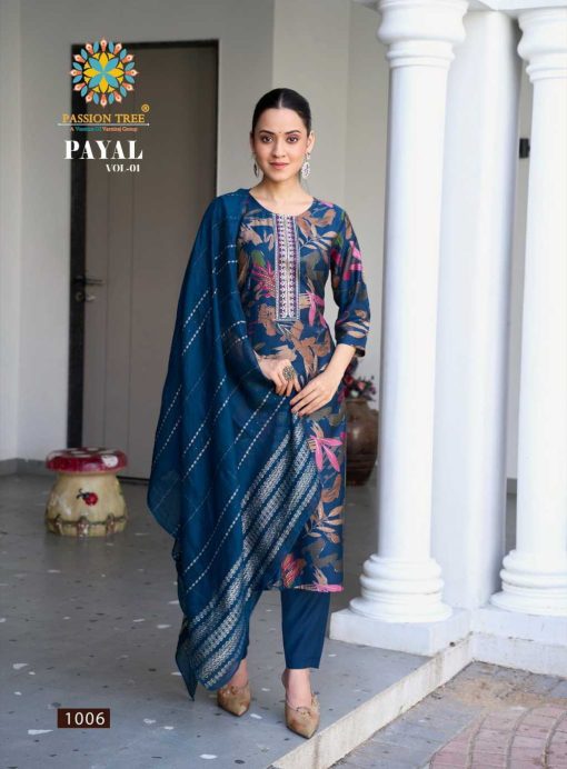 Passion Tree Payal Vol 1 Kurti with Dupatta Bottom Fancy Catalog 8 Pcs 8 510x692 - Passion Tree Payal Vol 1 Kurti with Dupatta Bottom Fancy Catalog 8 Pcs