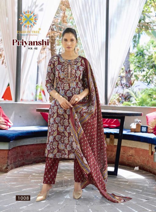 Passion Tree Priyanshi Vol 2 Kurti with Dupatta Bottom Cotton Catalog 8 Pcs 10 510x692 - Passion Tree Priyanshi Vol 2 Kurti with Dupatta Bottom Cotton Catalog 8 Pcs