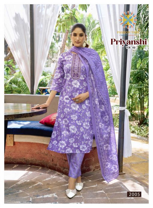 Passion Tree Priyanshi Vol 2 Kurti with Dupatta Bottom Cotton Catalog 8 Pcs 7 510x692 - Passion Tree Priyanshi Vol 2 Kurti with Dupatta Bottom Cotton Catalog 8 Pcs