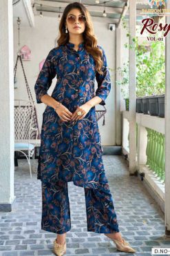 Passion Tree Rosy Vol 1 Kurti with Palazzo Rayon Catalog 8 Pcs
