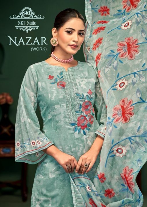 SKT Nazar Cotton Salwar Suit Catalog 8 Pcs 1 510x719 - SKT Nazar Cotton Salwar Suit Catalog 8 Pcs