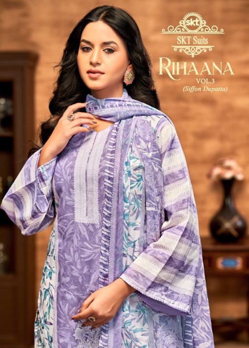SKT Rihanna Vol 3 Cotton Salwar Suit Catalog 8 Pcs 1 510x713 - SKT Rihanna Vol 3 Cotton Salwar Suit Catalog 8 Pcs