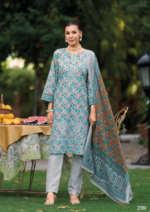 Shree Fabs Bin Saeed Lawn Collection Vol 21 Cotton Salwar Suit Catalog 6 Pcs 10 510x720 - Shree Fabs Bin Saeed Lawn Collection Vol 21 Cotton Salwar Suit Catalog 6 Pcs