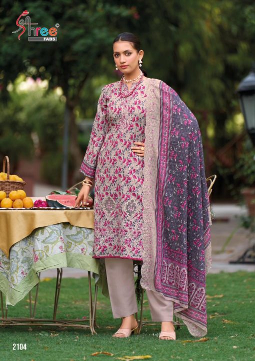 Shree Fabs Bin Saeed Lawn Collection Vol 21 Cotton Salwar Suit Catalog 6 Pcs 12 510x721 - Shree Fabs Bin Saeed Lawn Collection Vol 21 Cotton Salwar Suit Catalog 6 Pcs
