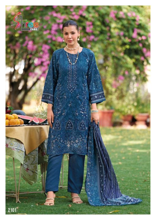 Shree Fabs Bin Saeed Lawn Collection Vol 21 Cotton Salwar Suit Catalog 6 Pcs 3 510x721 - Shree Fabs Bin Saeed Lawn Collection Vol 21 Cotton Salwar Suit Catalog 6 Pcs