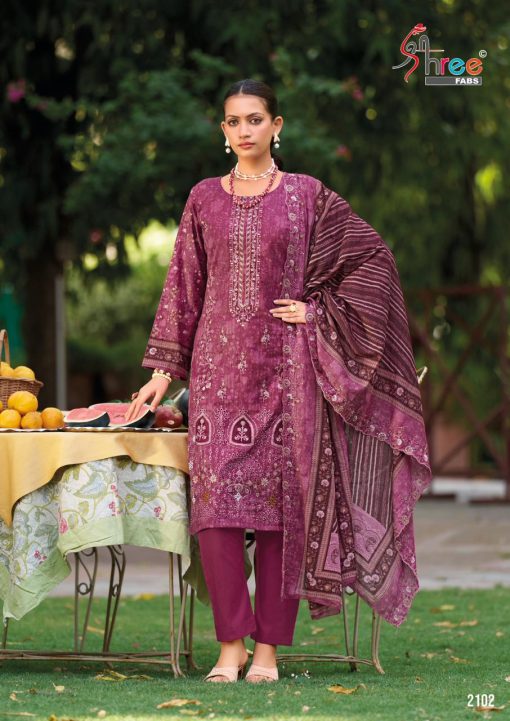 Shree Fabs Bin Saeed Lawn Collection Vol 21 Cotton Salwar Suit Catalog 6 Pcs 5 510x721 - Shree Fabs Bin Saeed Lawn Collection Vol 21 Cotton Salwar Suit Catalog 6 Pcs