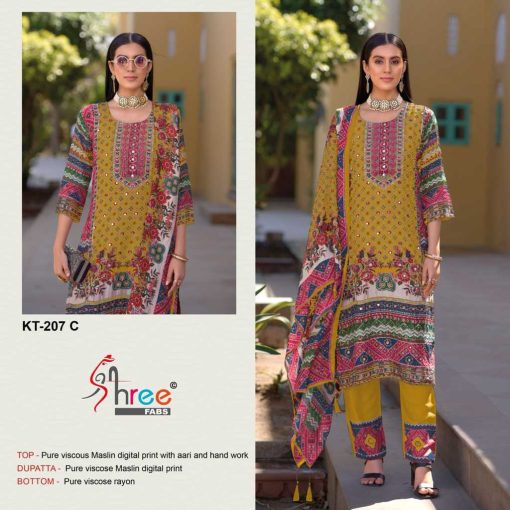 Shree Fabs KT 207 Viscose Salwar Suit Catalog 4 Pcs 2 510x510 - Shree Fabs KT 207 Viscose Salwar Suit Catalog 4 Pcs